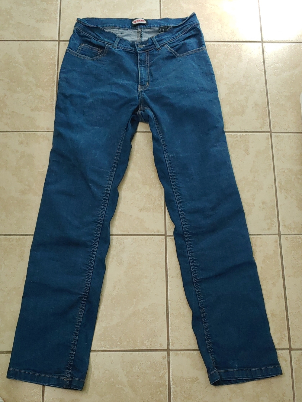 Sliders Jeans Womens Kevlar Lined Motorcycle Riding Pants Size 6 Long - Picture 4 of 8